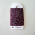 4 Ply Cashmere Yarn for Mending: Eco-Friendly Italy Darn Fiber. Beetroot