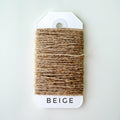 4 Ply Cashmere Yarn for Mending: Eco-Friendly Italy Darn Fiber. Beige