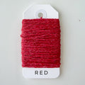 4 Ply Cashmere Yarn for Mending: Eco-Friendly Italy Darn Fiber. Red
