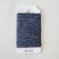 4 Ply Cashmere Yarn for Mending: Eco-Friendly Italy Darn Fiber. Blue