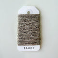 4 Ply Cashmere Yarn for Mending: Eco-Friendly Italy Darn Fiber. Taupe