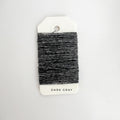 2 Ply Cashmere Yarn for Mending: Eco-Friendly Italy Darn Fiber. Dark Gray