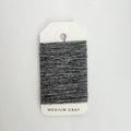 2 Ply Cashmere Yarn for Mending: Eco-Friendly Italy Darn Fiber. Medium Gray