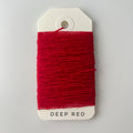 Luxury Mending Yarn Bundle - 100% Cashmere & Premium Wool - 15m Skeins. Deep Red