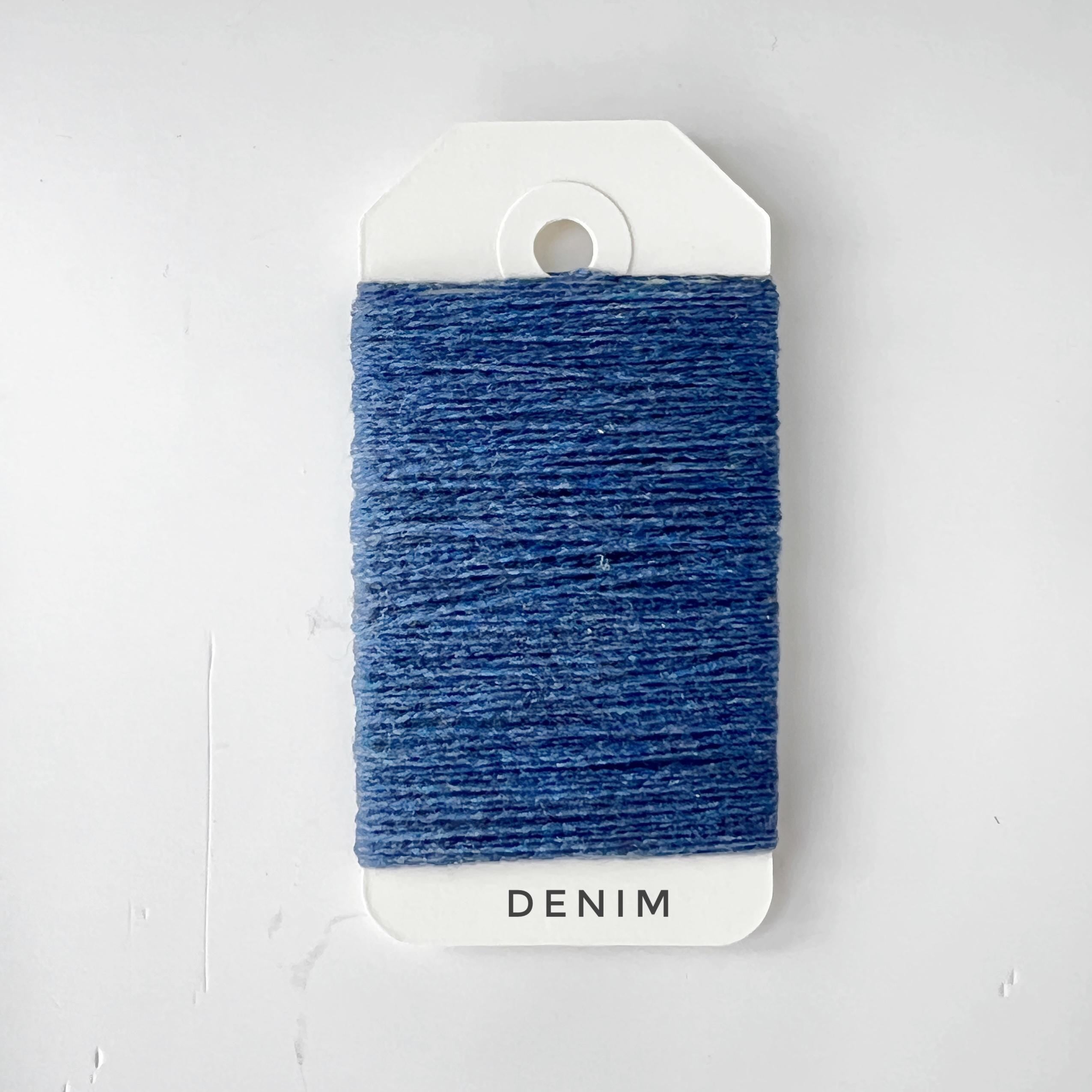Luxury Mending Yarn Bundle - 100% Cashmere & Premium Wool - 15m Skeins. Denim