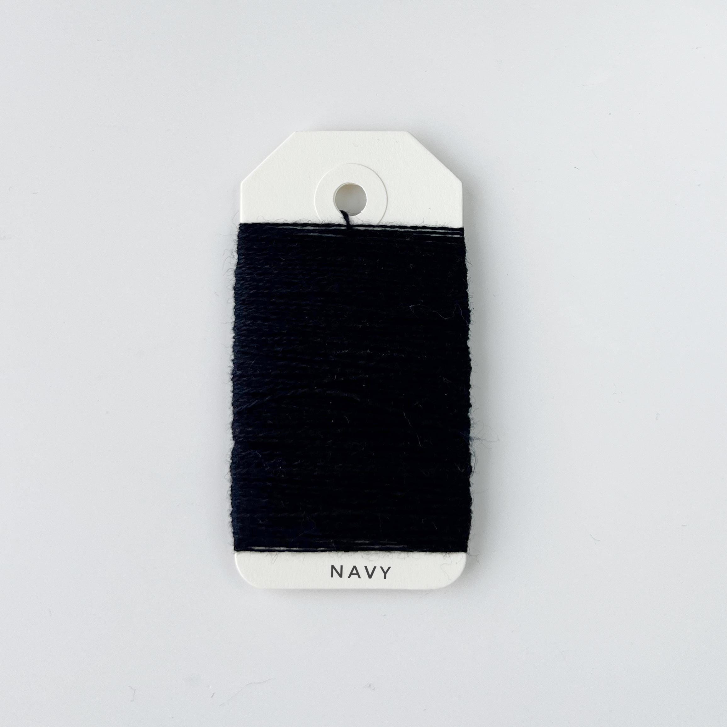 Luxury Mending Yarn Bundle - 100% Cashmere & Premium Wool - 15m Skeins. Navy
