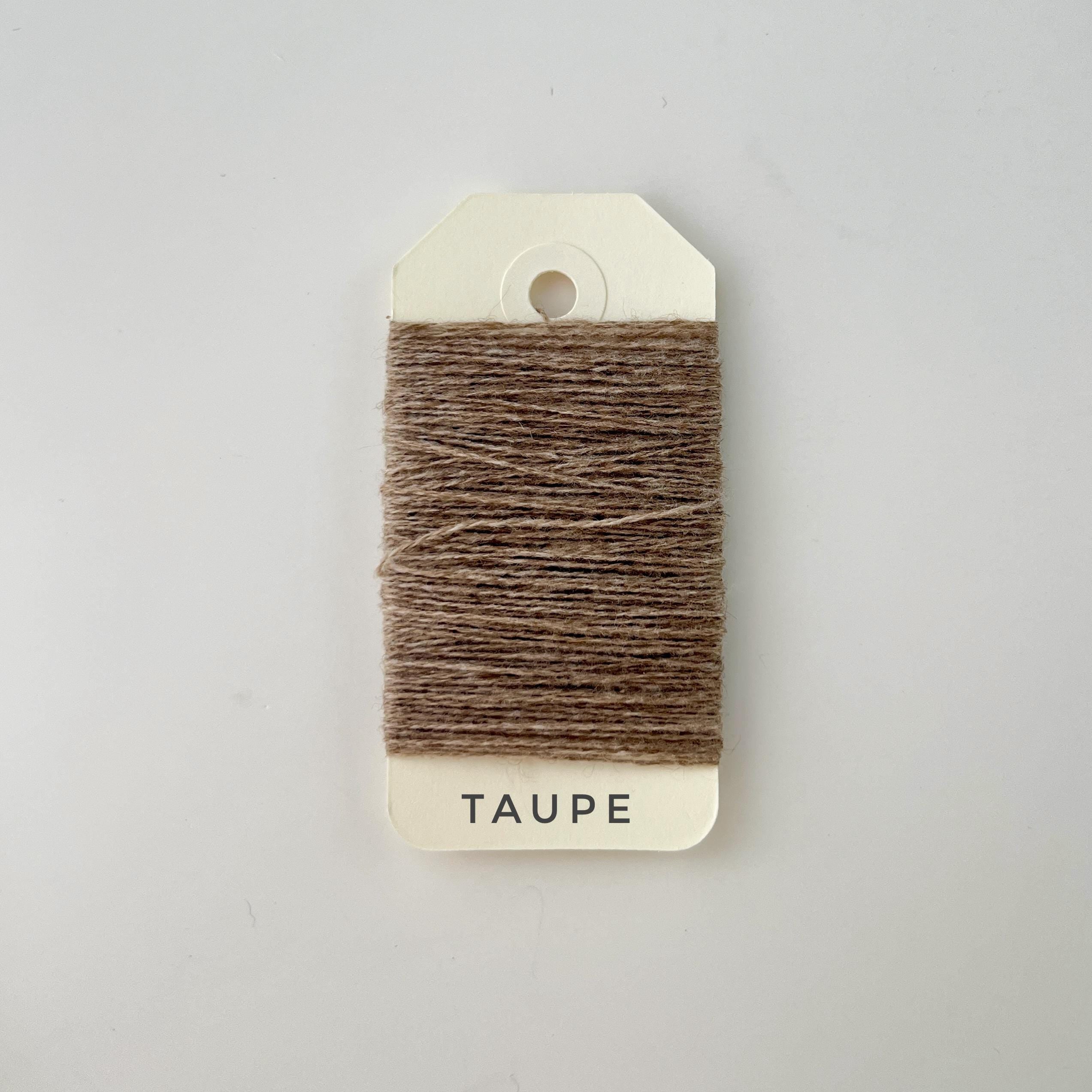 Luxury Mending Yarn Bundle - 100% Cashmere & Premium Wool - 15m Skeins. Taupe
