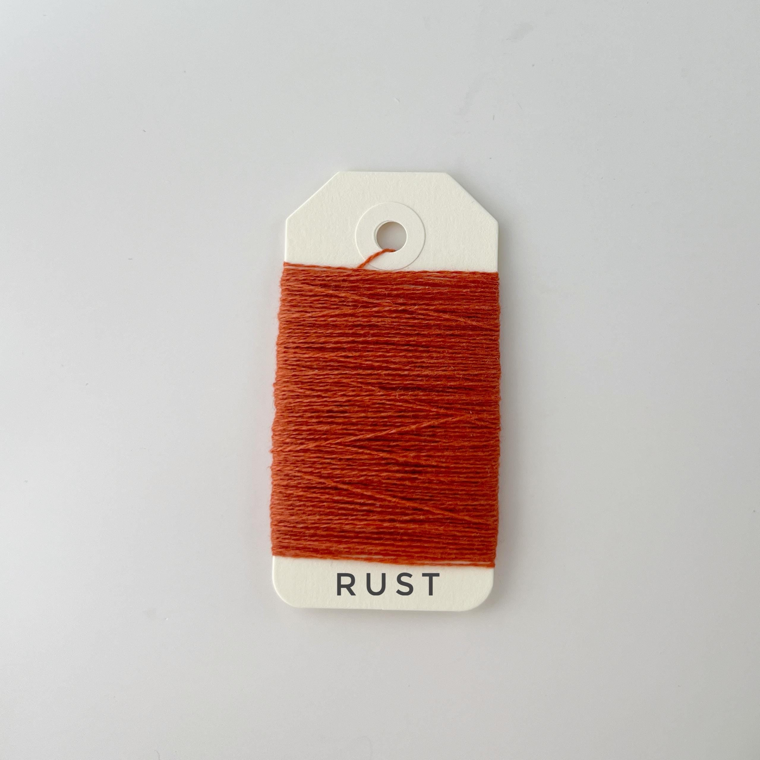 Luxury Mending Yarn Bundle - 100% Cashmere & Premium Wool - 15m Skeins. Rust