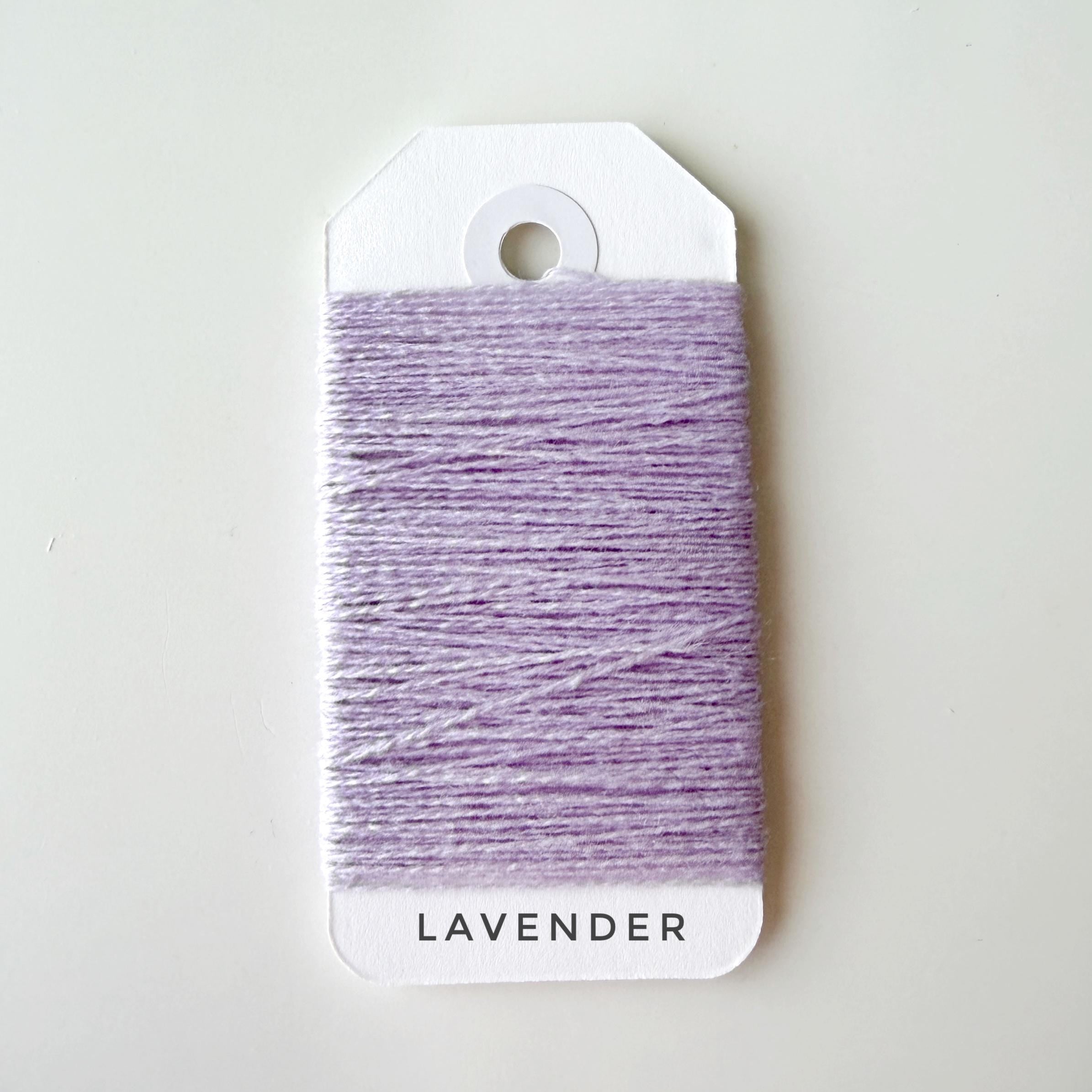 Luxury Mending Yarn Bundle - 100% Cashmere & Premium Wool - 15m Skeins. Lavender