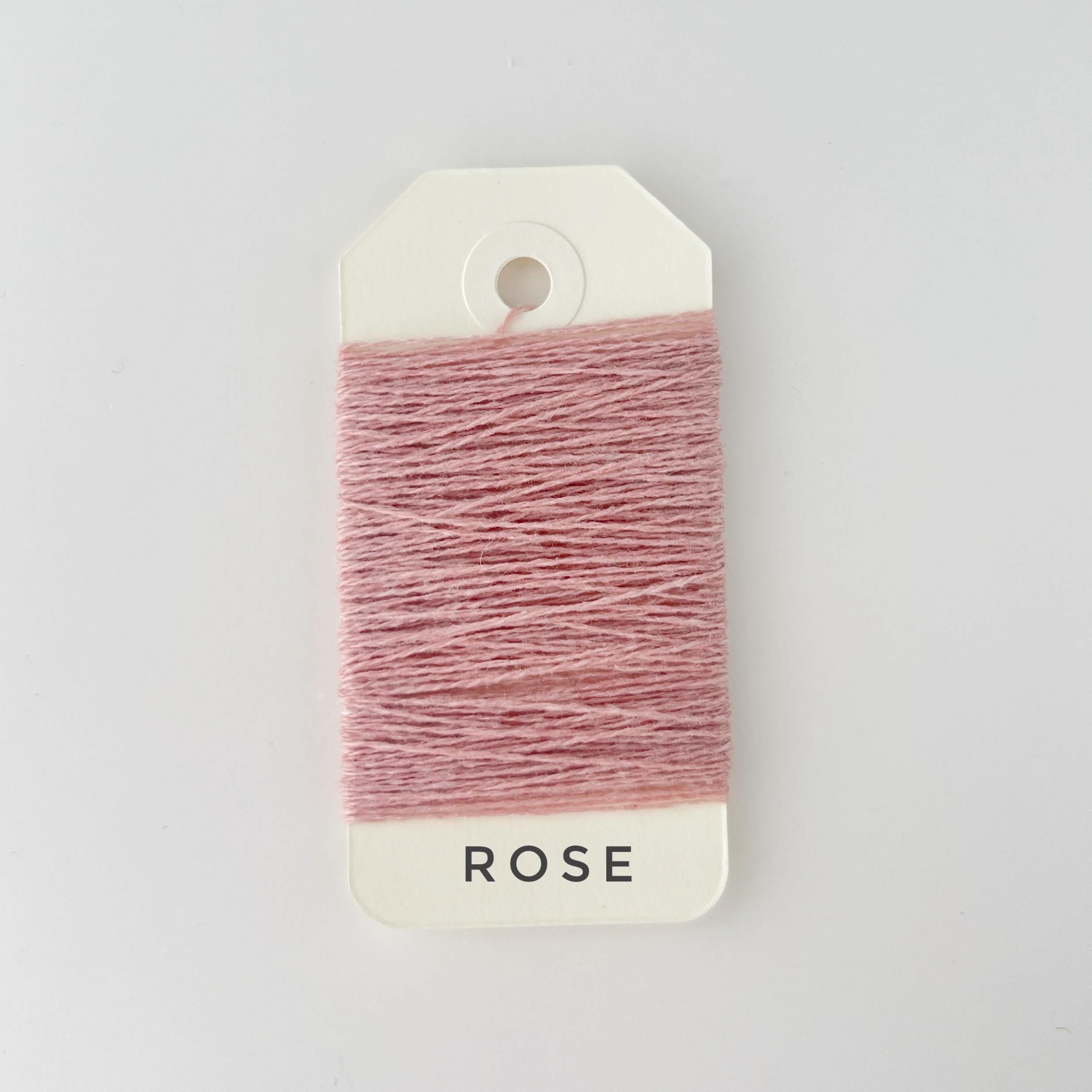 Luxury Mending Yarn Bundle - 100% Cashmere & Premium Wool - 15m Skeins. Rose