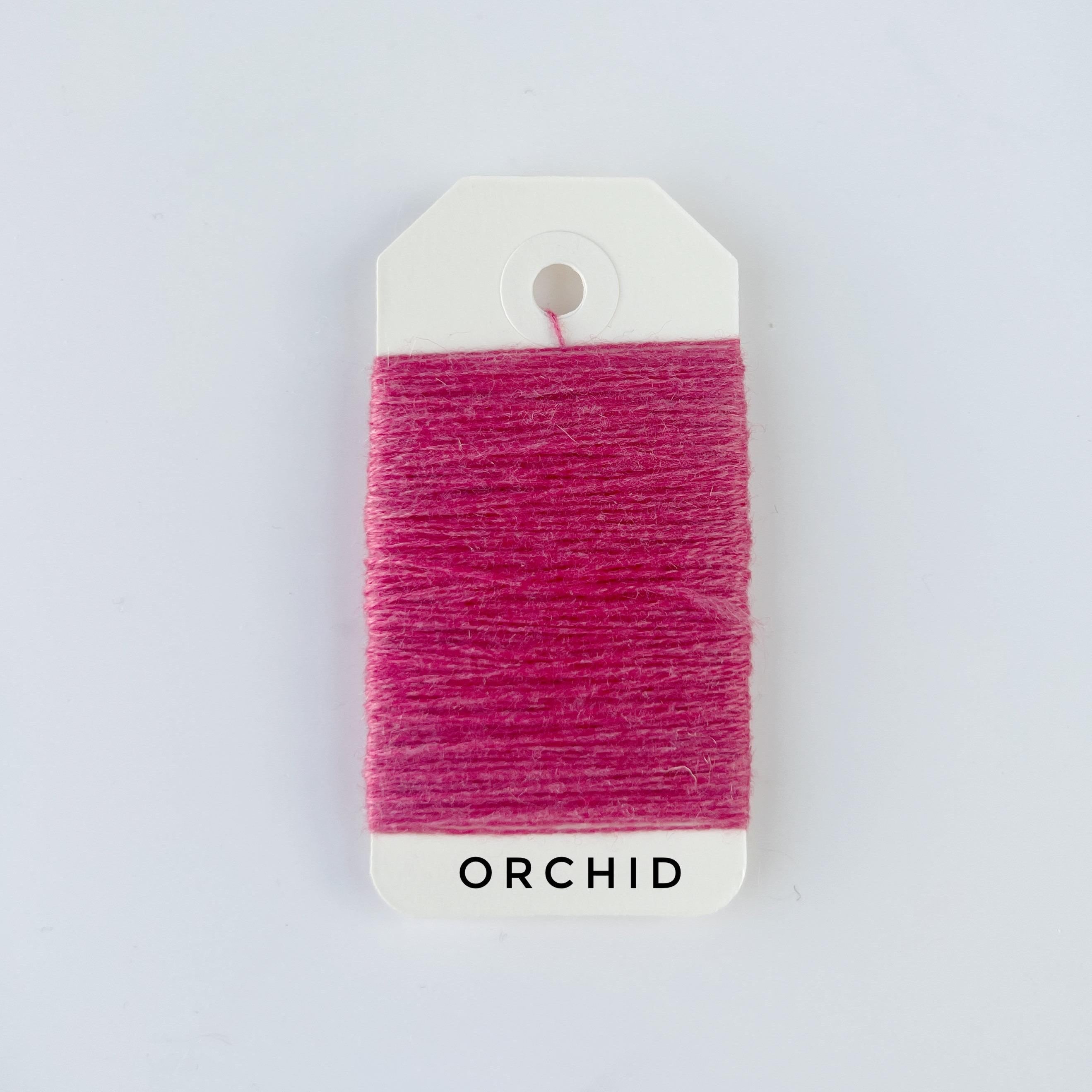 Luxury Mending Yarn Bundle - 100% Cashmere & Premium Wool - 15m Skeins. Orchid