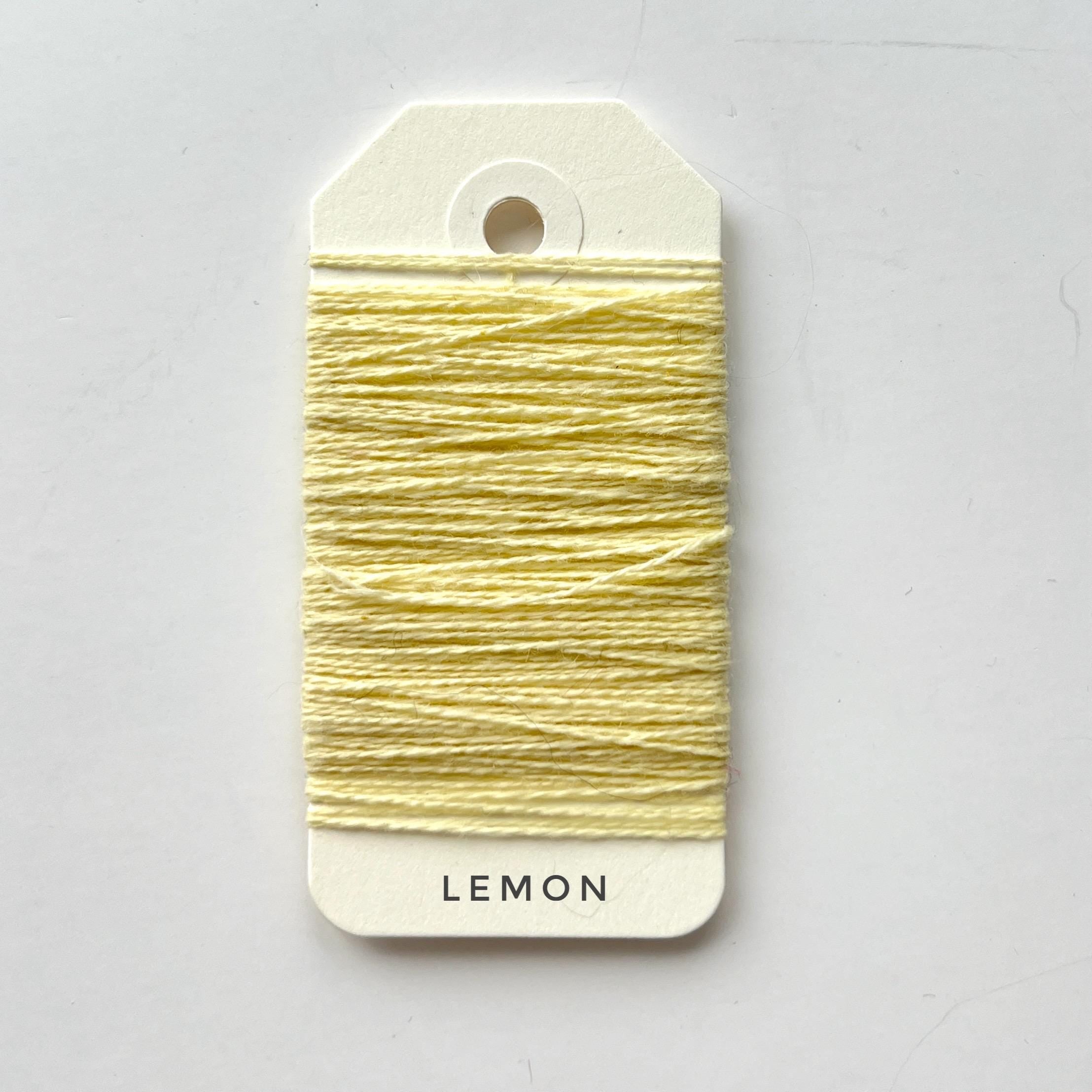Luxury Mending Yarn Bundle - 100% Cashmere & Premium Wool - 15m Skeins. Lemon