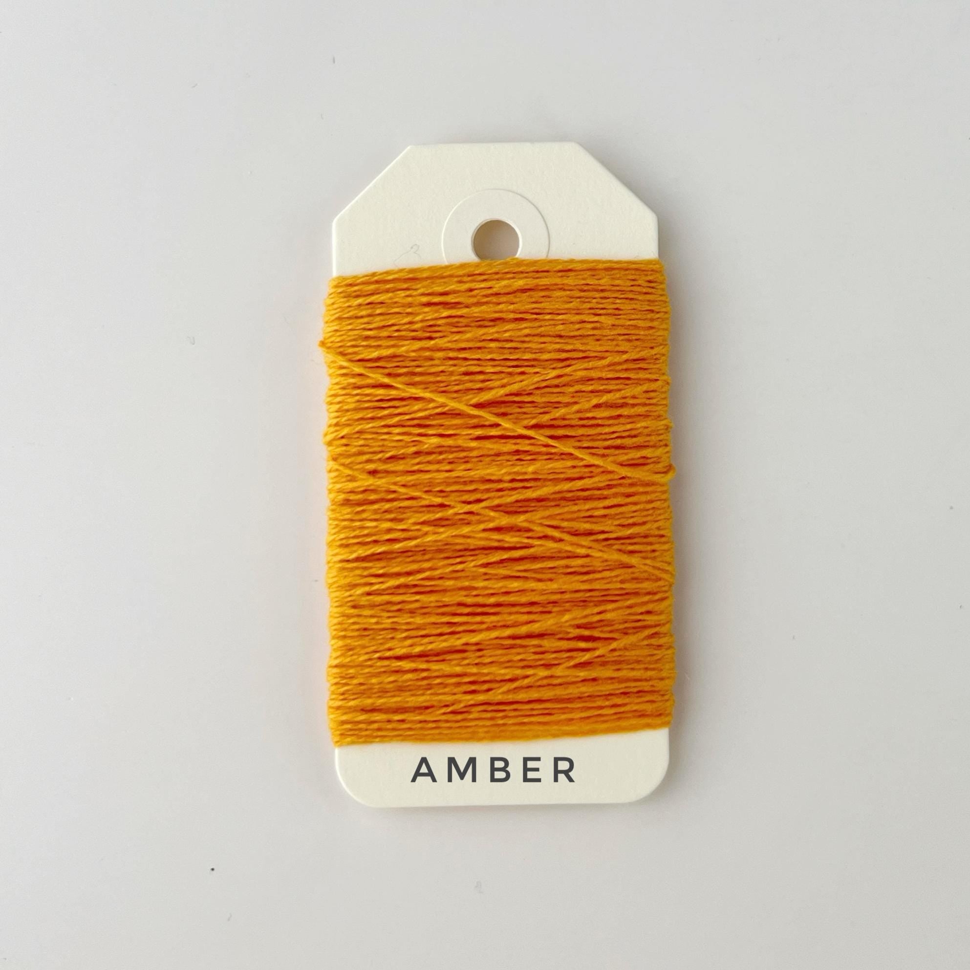 Luxury Mending Yarn Bundle - 100% Cashmere & Premium Wool - 15m Skeins. Amber