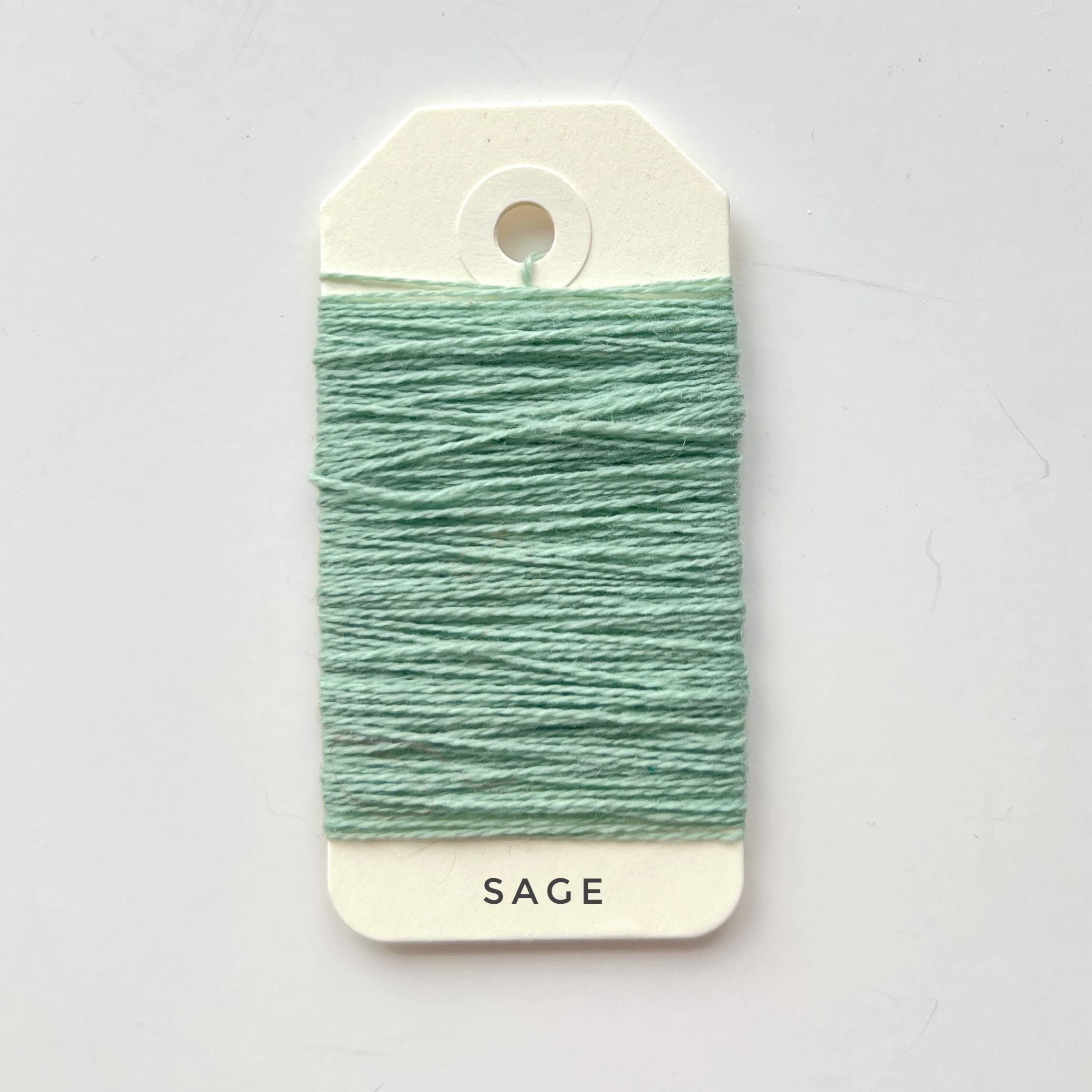 Luxury Mending Yarn Bundle - 100% Cashmere & Premium Wool - 15m Skeins. Sage