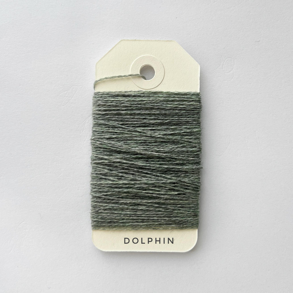 Luxury Mending Yarn Bundle - 100% Cashmere & Premium Wool - 15m Skeins. Dolphin