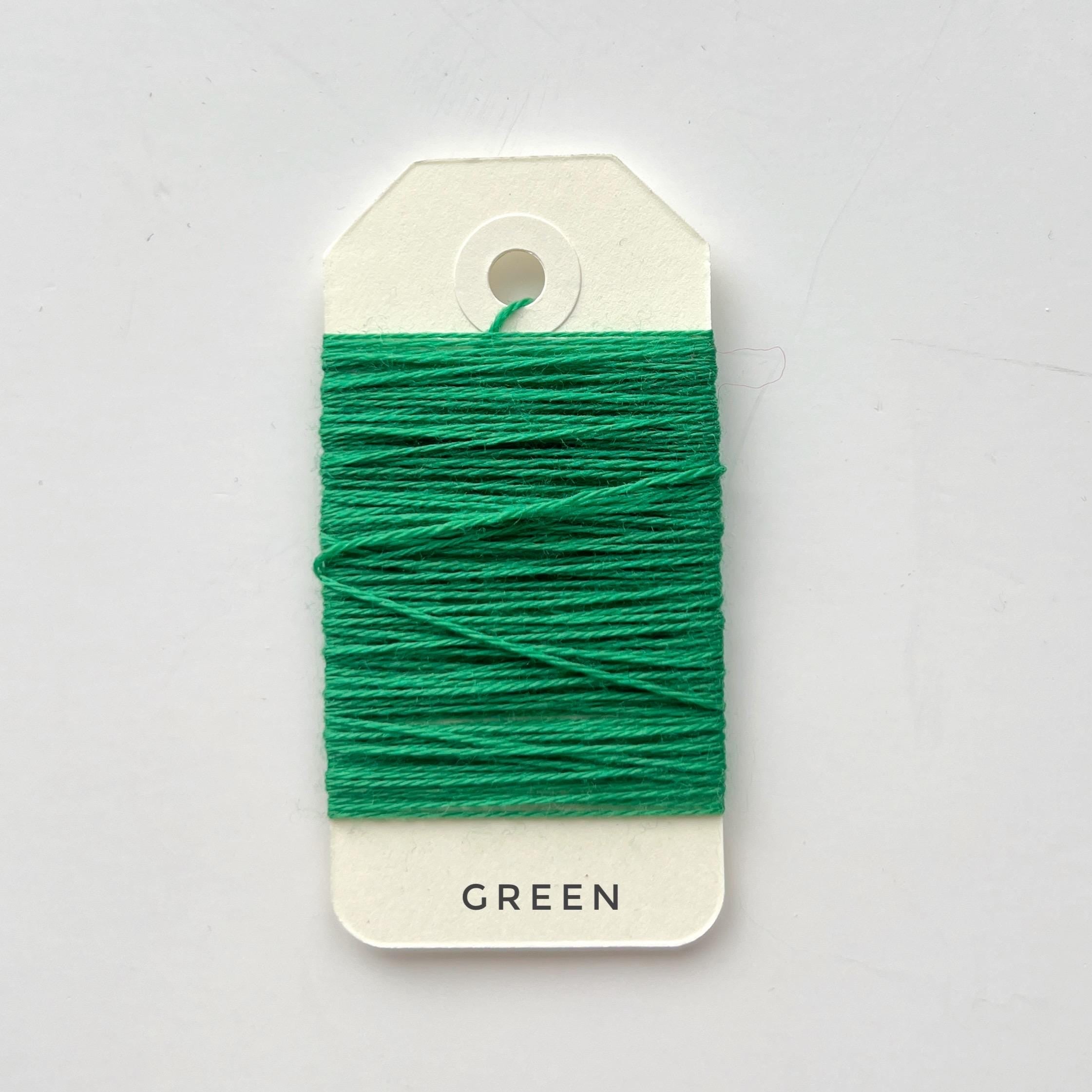 Luxury Mending Yarn Bundle - 100% Cashmere & Premium Wool - 15m Skeins. Green
