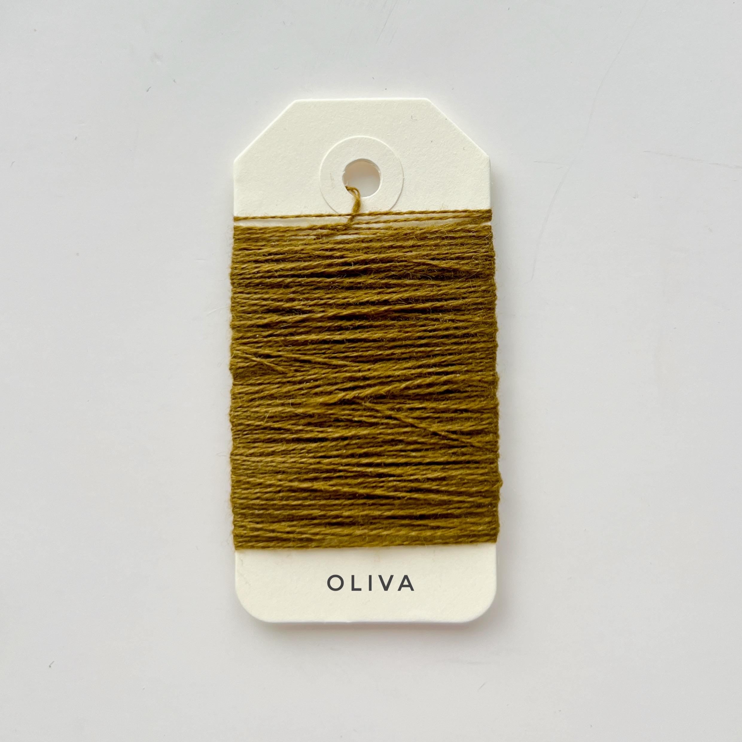 Luxury Mending Yarn Bundle - 100% Cashmere & Premium Wool - 15m Skeins. Oliva